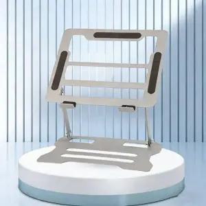 (색상 실버)높이 조절 노트북 스탠드 접이식 키높이 거치대 받침대