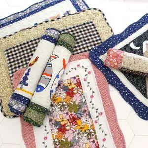 원플러스원 순면 퀼팅 퀼트 발매트 주방매트 주방발매트 욕실 거실 현관 러그