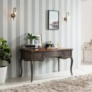 [퍼니프랑] 수입 유럽형 빈티지 엔틱가구 RG 22 그레이 고급 중역 책상