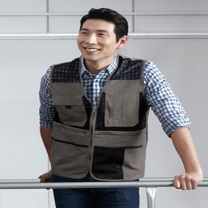 춘추 작업복 조끼 [ 지벤 ZB-V2027 ] 앞, 뒤 메쉬적용, 핸드폰수납등 다양한 포켓완비