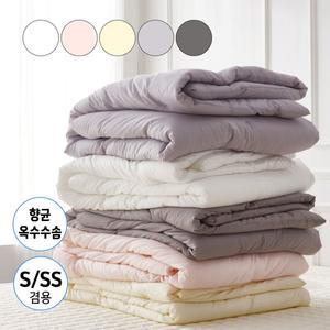[지베딩] 자연주의 면100% 깨끗한 순면 향균 옥수수솜 차렵이불 S/SS 겸용