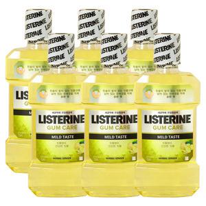 리스테린 검케어 마일드 750ml 6개