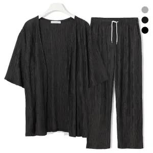 [엠엔씨][MNC] 쿨링웨이브 반팔가디건 세트 (MDSE682MJ)