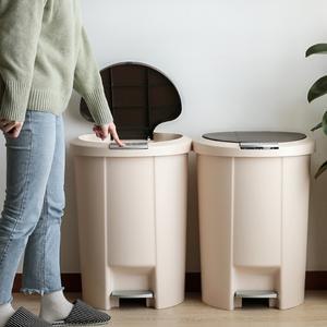 대용량 투버튼 폐달 휴지통 분리수거함 30L 45L 50L 공장 사무실 업소용 큰 쓰레기통