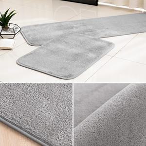 웰러그 캐러멜 항균 주방매트 웜그레이, 1개