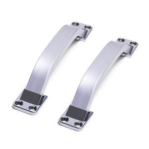 두일 스페셜 홀 건축손잡이 실버 P128 2개 베란다 샷시 미닫이 건축 중문 업소용 현관 문고리 출입문