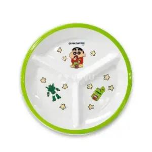 탑탑리빙 짱구는못말려 멜라민 원형3절나눔접시2240