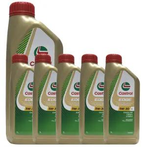 캐스트롤 엣지 5W30 LL 금색 1L x 6개 1박스 가솔린 디젤 하이브리드 100% 합성 엔진오일 VW 504 507 BMW LL-04 MB 229.51