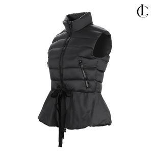 [빌리버스]여성 골프웨어 경량 다운 베스트 리본 패딩 집업 조끼 LOJ008