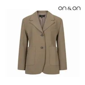 [온앤온][온앤온] 솔리드 투버튼 자켓(MW2AJ870)