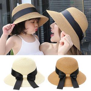 모아나 리본 밀짚모자 / 유아 아동 여름 모자