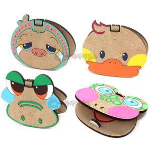 [상아사이언스]SA 동물 연주단 캐스터네츠(4인 세트) 초등 과학 실험 키트 만들기 악기