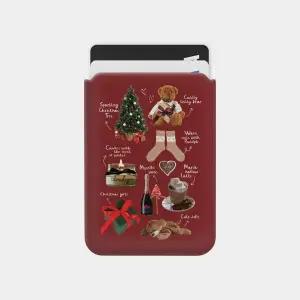 메이드모먼 cuddly wish scrap 디자인 맥세이프 카드슬롯