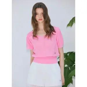 [갤러리아] [Blue Label]  하트넥 볼륨 반팔 니트탑 (ER2OKH08)