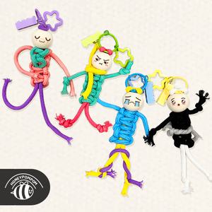 [허니폼폼] 마크라메 매듭인형 걱정인형 키링 4종(택 1)