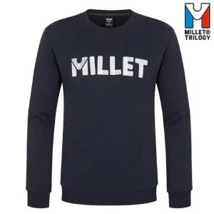 [롯데백화점]MILLET 봄가을 면폴리 혼방 UNI 시그니처 빅로고 맨투맨_MLUFT916