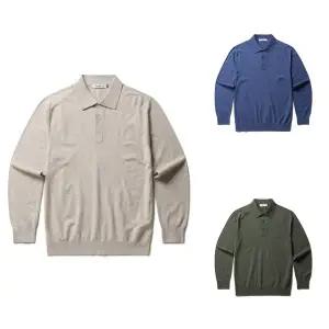 [롯데백화점]올젠 스탠다드 멜란지 컬러 카라 스웨터 ZBF4ET1208