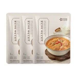 아워홈 돼지김치 콩비지찌개 300g, 3개