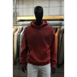 [빠니깔레] 그라데이션빈티지와인 기모후드맨투맨티 m-qtee58wi [P003717428]