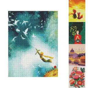 보석십자수 30x40 어린왕자2/비즈/십자수/보석/풍경/구슬/블링/어린이/30X40/자수/그림/DIY/공예/큐빅/가족