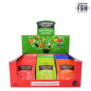 런던프룻앤허브 과일허브차 80티백 8가지맛 무카페인 티백8종X10 1세트 선물 가정의 달 어버이 날 결혼식