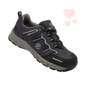 [블랙이글] 발볼넓은 작업신발 발편한작업화 초경량안전화 메쉬안전화