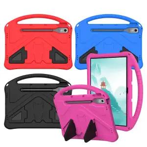 레노버 샤오신패드 프로 12.7 2세대 2025 케이스 아이디어탭 유아 어린이 손잡이 거치대 슈퍼윙 에바폼