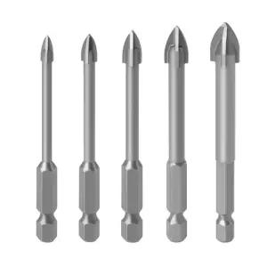 (4mm) DIT 타일 비트 전동 드릴 십자 비트 기리 드릴날/멀티/공구/전기/전지/홀더/공업/산업/공사장/작업