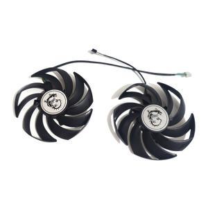 호환 2FAN 4PIN PLD10010S12HH 비디오 카드 냉각 팬  MSI RTX 3060TI RTX 3050 MSI 6700XT RX 6600XT GAMIN