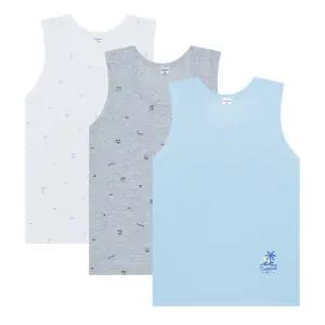 수아팜 남아 쿨 코튼 트로피컬 런닝 3매 세트