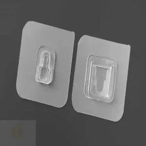 MOONH 공유기벽거치대 무타공휴지걸이 멀티탭걸이 결합형 접착식 후크 20세트