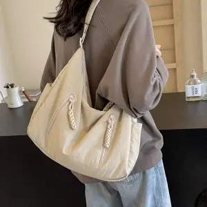 캐주얼 ZON096U2 빈티지 스타일 사각 스퀘어 무지 크로스백