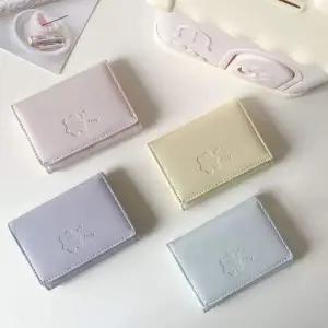 여자 HSF993C2 4컬러 러블리 곰돌이 파스텔지갑 미니 반지갑