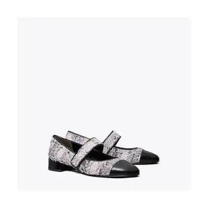 [토리버치] 캡토 메리 제인 힐 발레 핑크 블랙 152772619