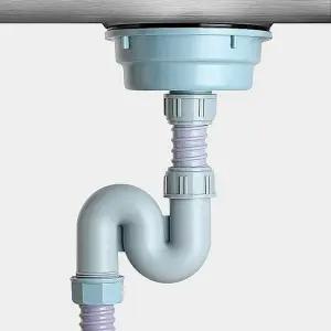 싱크 s트랩 1구 하수구 배수 관 대냄새제거 구교체 날파리 뚜껑 세트 역류 망 통