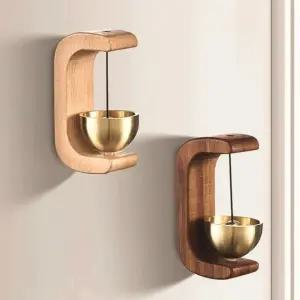 스윙 문종 2color 우드 자석 도어벨 재물운 인테리어 집들이 현관 풍경 선물 신년