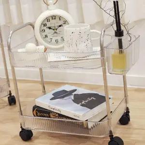 이동식 트롤리 틈새 선반 웨건 카트 수납함 LUAZ-TL