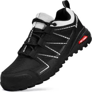 케푸우 남성 트레일 러닝화 방수 경량 논슬립 워킹 하이킹 스니커즈 아웃도어