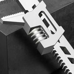 10인치 F형 렌치 직각 와이드 조절식 스패너 자동차 건설 가정 수리용