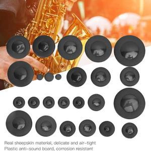 양가죽 테너 색소폰 패드 블랙 방음 밀폐 부식 방지 알토 악기 액세서리