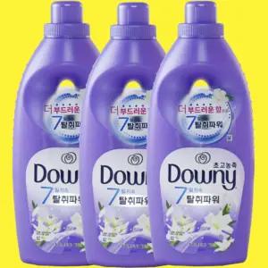 다우니 섬유유연제 화이트티와릴리 1L 3개입 고농축섬유유연제