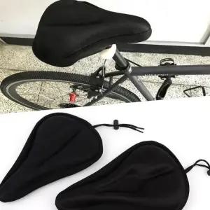 쿠션감 라이딩 젤타입 안장패드 흑색 편안한 자전거 자전거안장쿠션 통기