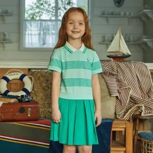 [보리보리/헤지스 키즈]헤지스키즈 EARTH 소로나 플리츠 원피스 HUM22NJ51M_MT