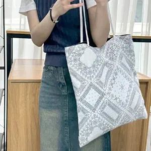 여자가방 페이즐리 고급패턴 여행 피크닉 스타일리시 에코백