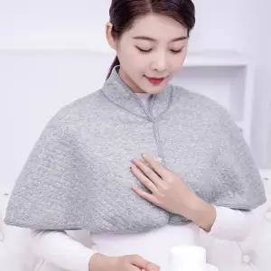 사무실 방한용 깔끔한 퀼팅무늬 다용도 어깨숄 케이프 미니케이프 망토케이프