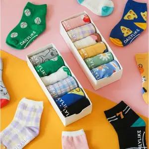 [데일리라이크](김해점)[~3/22일까지 SSG 특가] 데일리 키즈 삭스 6P 세트 (06)