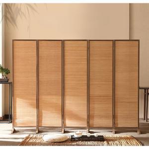 인테리어 대나무 파티션 가벼운 높이 3개 4단 1800 6단 1 7m 가리개 3단 5단 폭 2000 1 5m 이동식