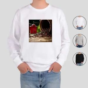 맨투맨 프린팅티셔츠 카페 원두를 찾아서 D HIg2+5HRU