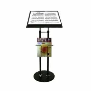 입구메뉴판 거치대 보면대 지휘자 접이식악보 기타대 휴대용 받침대 태블릿 스탠드 매장입간판 철재입간판