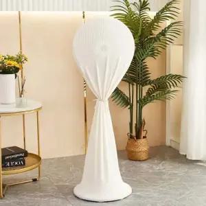 화이트 모던 스탠드 선풍기 전용 커버 먼지차단 오염방지